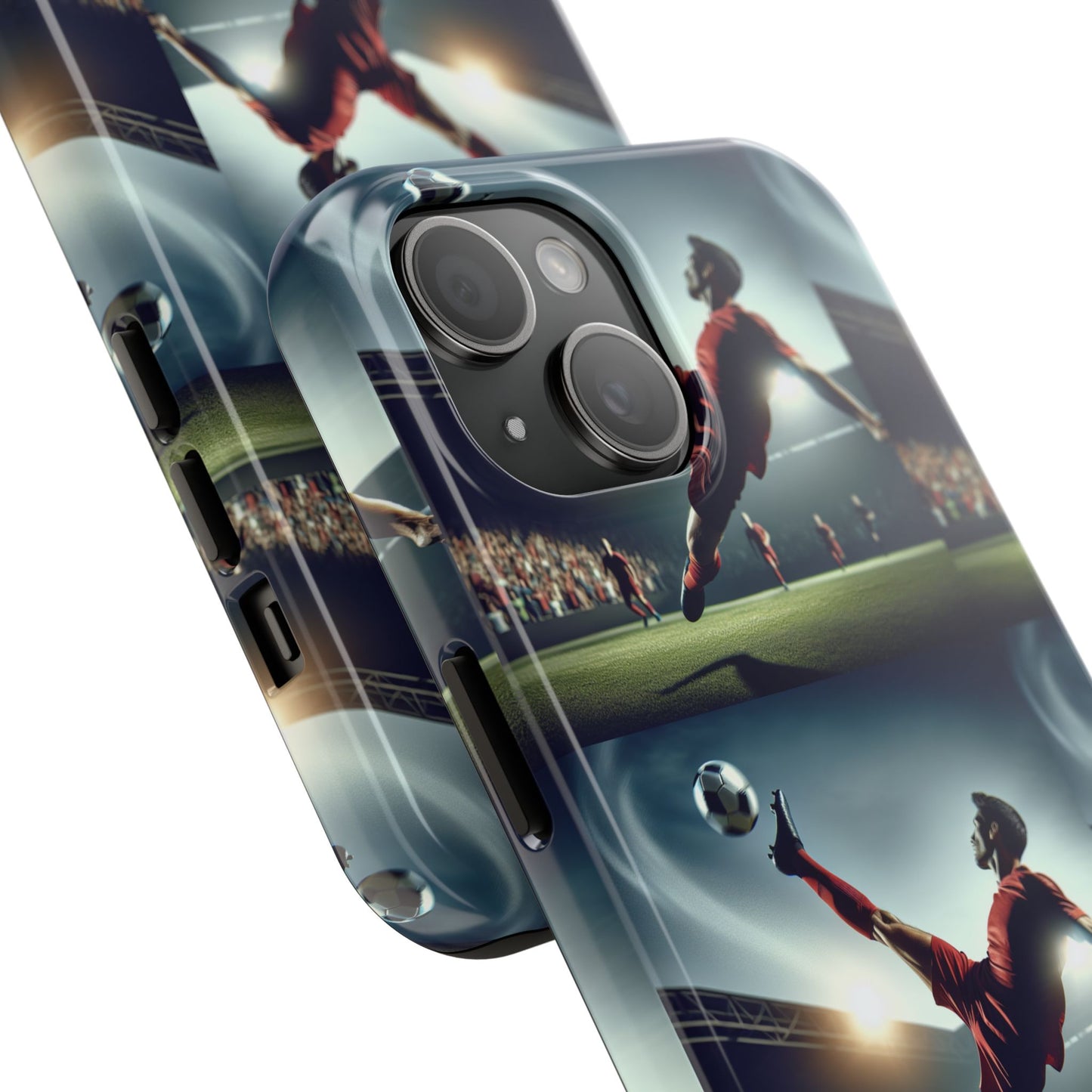 Soccer Player Tough Phone Case - Durable Protection for Sports Fans