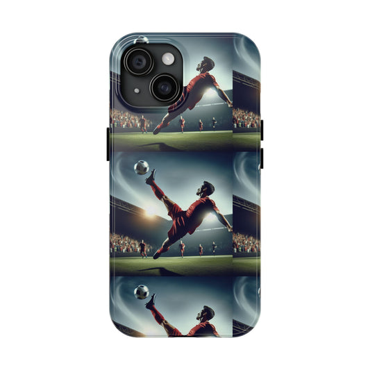 Soccer Player Tough Phone Case - Durable Protection for Sports Fans