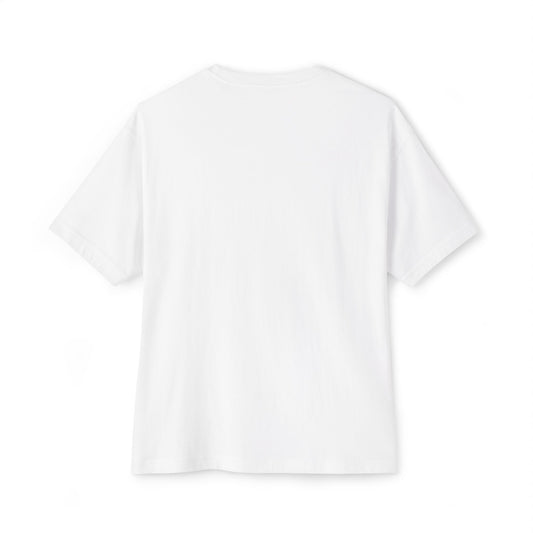 Nature-Inspired Unisex Oversized Boxy Tee - Artistic Floral Design