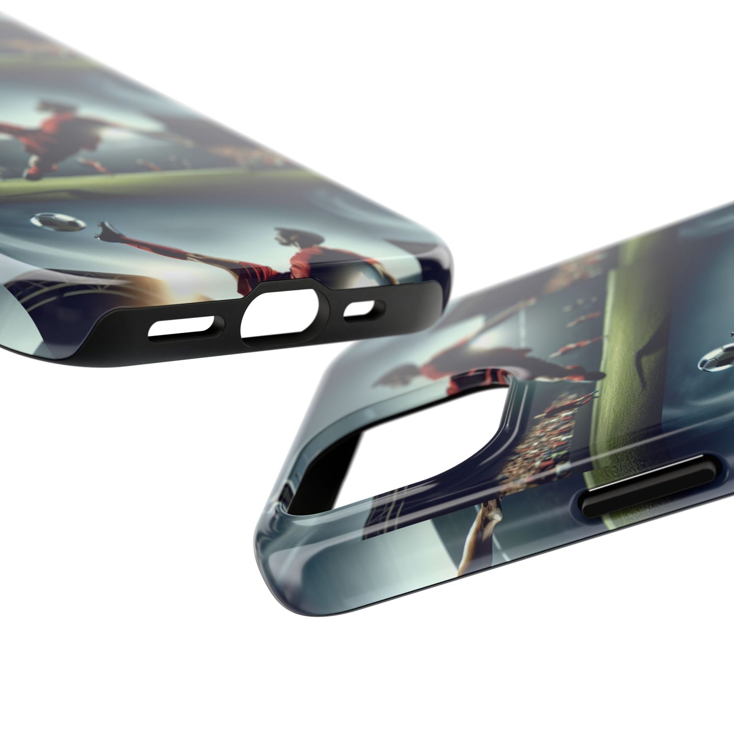 Soccer Player Tough Phone Case - Durable Protection for Sports Fans