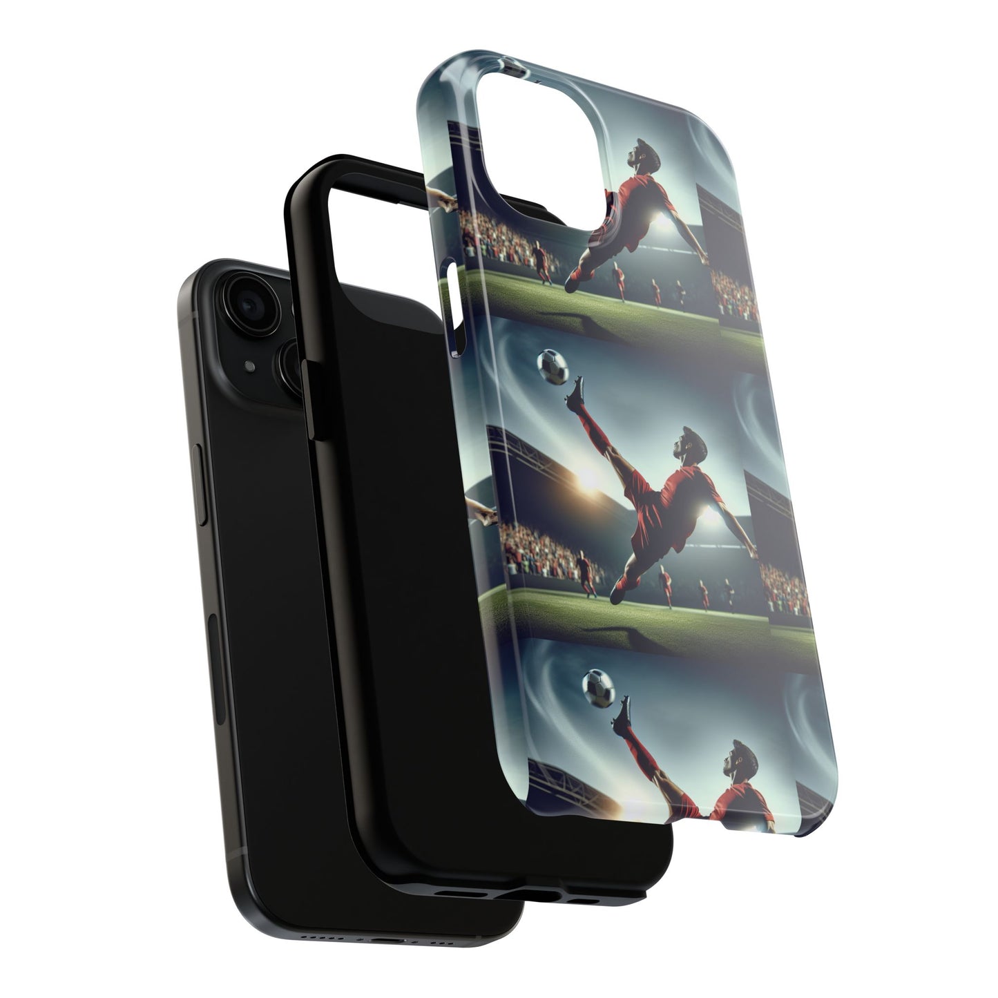Soccer Player Tough Phone Case - Durable Protection for Sports Fans